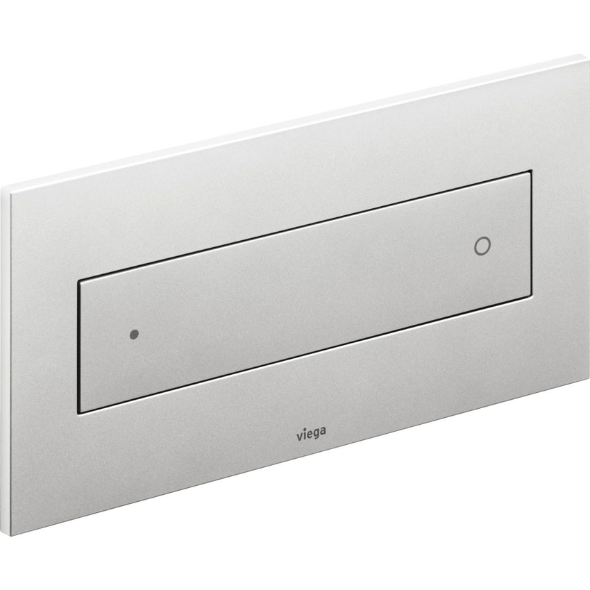 Immagine di Viega VISING FOR STYLE 12 placca di comando per wc finitura cromo satinato 597276