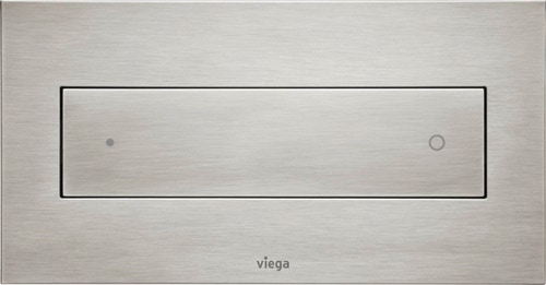Immagine di Viega VISING FOR STYLE 12 placca di comando per wc finitura acciaio inox 597283