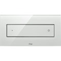 Immagine di Viega VISING FOR STYLE 12 placca di comando per wc finitura vetro trasparente/grigio chiaro 687854