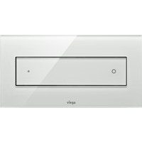 Immagine di Viega VISING FOR STYLE 12 placca di comando per wc finitura vetro trasparente/grigio chiaro 687854