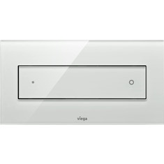 Immagine di Viega VISING FOR STYLE 12 placca di comando per wc finitura vetro trasparente/grigio chiaro 687854