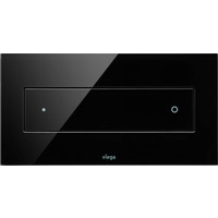 Immagine di Viega VISING FOR STYLE 12 placca di comando per wc finitura vetro parsol/nero 687861