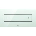 Immagine di Viega VISING FOR STYLE 12 placca di comando per wc finitura vetro trasparente/verde menta 687878