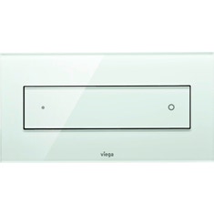 Immagine di Viega VISING FOR STYLE 12 placca di comando per wc finitura vetro trasparente/verde menta 687878