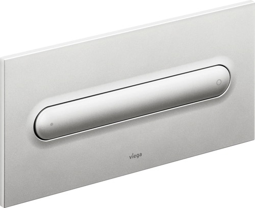 Immagine di Viega VISING FOR STYLE 11 placca di comando per wc finitura cromo satinato 597139
