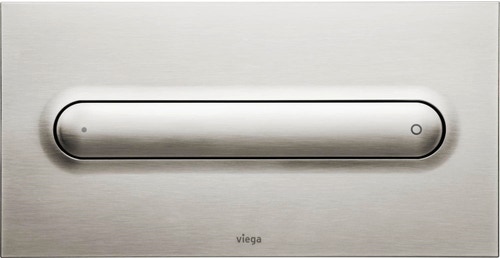 Immagine di Viega VISING FOR STYLE 11 placca di comando per wc finitura acciaio inox 597146