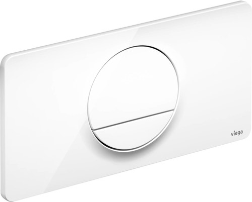 Immagine di Viega VISING FOR STYLE 13 placca di comando per wc finitura bianco alpino 654498