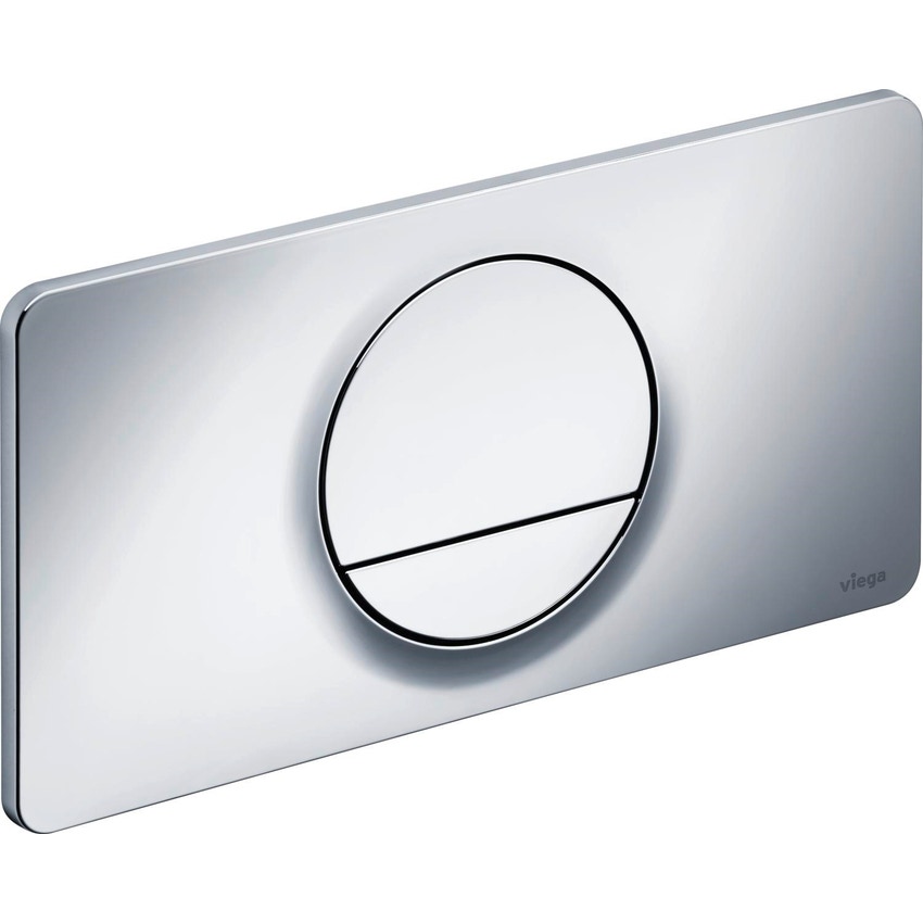 Immagine di Viega VISING FOR STYLE 13 placca di comando per wc finitura cromo lucido 654504