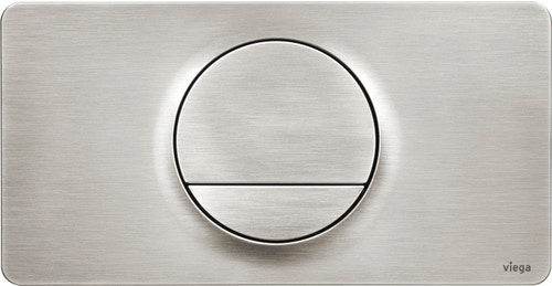 Immagine di Viega VISING FOR STYLE 13 placca di comando per wc finitura acciaio inox 654535
