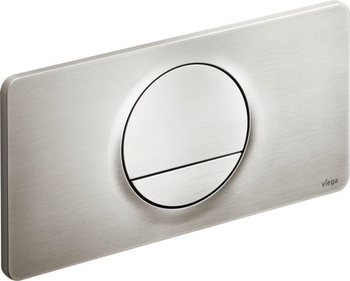 Immagine di Viega VISING FOR STYLE 13 placca di comando per wc finitura acciaio inox 654535