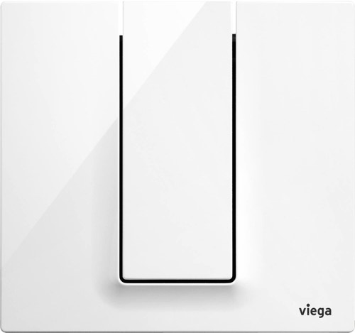 Immagine di Viega VISING FOR STYLE 14 placca di comando per orinatoi finitura bianco alpino 654566