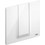 Immagine di Viega VISING FOR STYLE 14 placca di comando per orinatoi finitura bianco alpino 654566