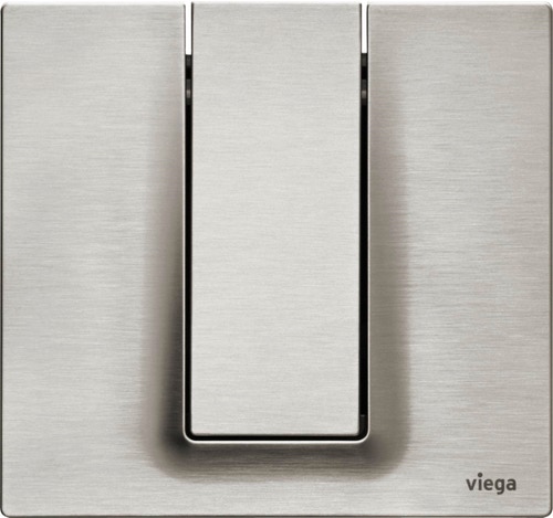 Immagine di Viega VISING FOR STYLE 14 placca di comando per orinatoi finitura acciaio inox 654603