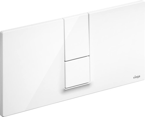 Immagine di Viega VISING FOR STYLE 14 placca di comando per wc finitura bianco alpino 654689