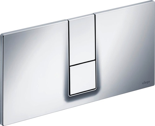 Immagine di Viega VISING FOR STYLE 14 placca di comando per wc finitura cromo lucido 654696