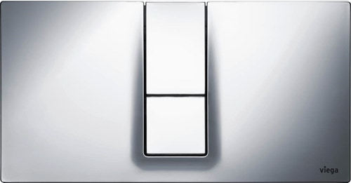 Immagine di Viega VISING FOR STYLE 14 placca di comando per wc finitura cromo lucido 654696