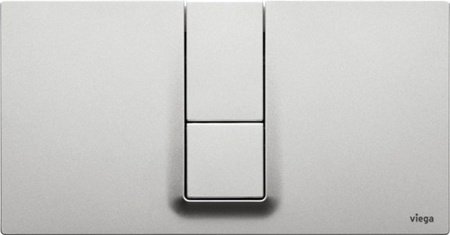 Immagine di Viega VISING FOR STYLE 14 placca di comando per wc finitura cromo satinato 654719