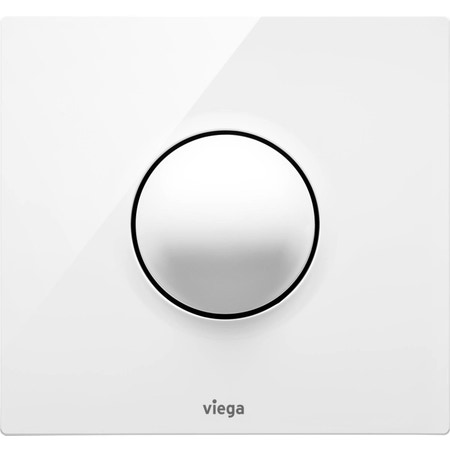 Immagine di Viega VISING FOR STYLE 10 placca di comando per orinatoi finitura bianco alpino 721756