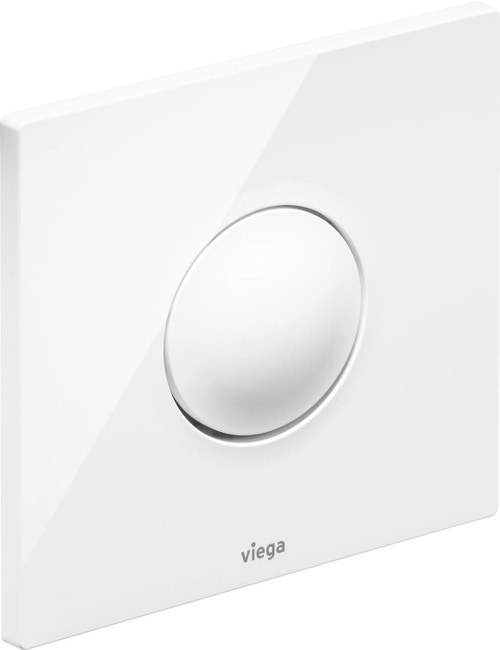 Immagine di Viega VISING FOR STYLE 10 placca di comando per orinatoi finitura bianco alpino 721756