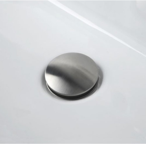 Immagine di Flaminia X1 piletta Stop&Go, finitura acciaio spazzolato PLX