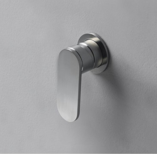 Immagine di Flaminia X1 miscelatore ad incasso monocomando, finitura acciaio spazzolato X12560