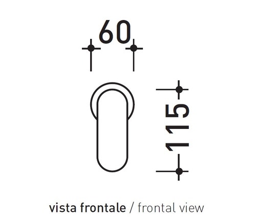 Immagine di Flaminia X1 miscelatore ad incasso monocomando, finitura acciaio spazzolato X12560