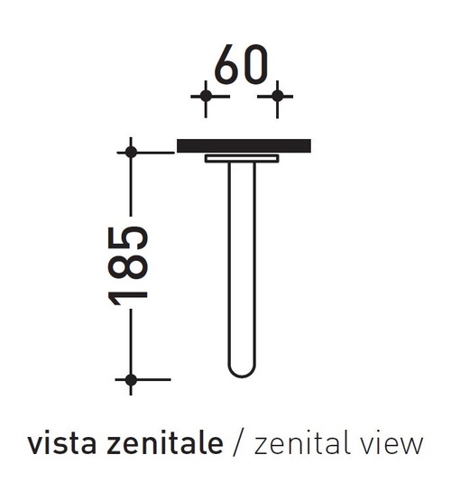 Immagine di Flaminia X1 bocca di erogazione a parete, finitura acciaio spazzolato X12562