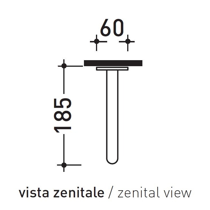 Immagine di Flaminia X1 bocca di erogazione a parete, finitura acciaio spazzolato X12562