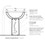 Immagine di Flaminia FONTE FONTANA 70 lavabo da appoggio 70 cm, e colonna, colore bianco finitura lucido FN70L+FN70C