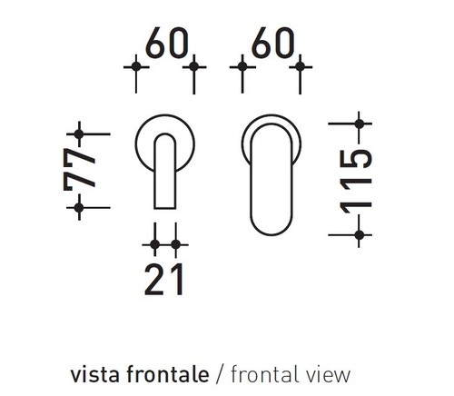 Immagine di Flaminia X1 miscelatore monocomando per lavabo ad incasso con bocca di erogazione, finitura acciaio spazzolato X13059
