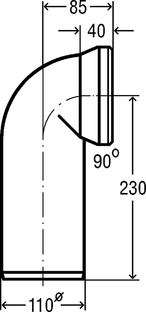 Immagine di Viega curva di allacciamento a 90° per wc 100551