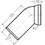 Immagine di Viega curva di allacciamento a 45° per wc 101718