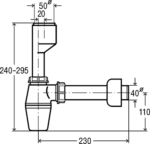 Immagine di Viega sifone a bottiglia 112271