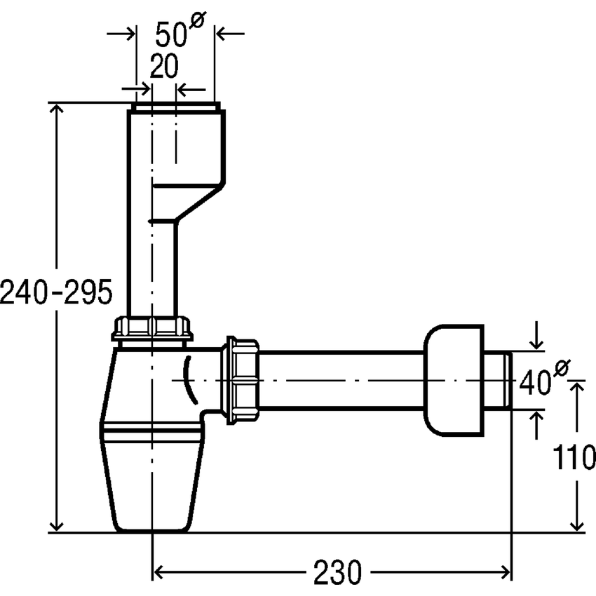 Immagine di Viega sifone a bottiglia 112271