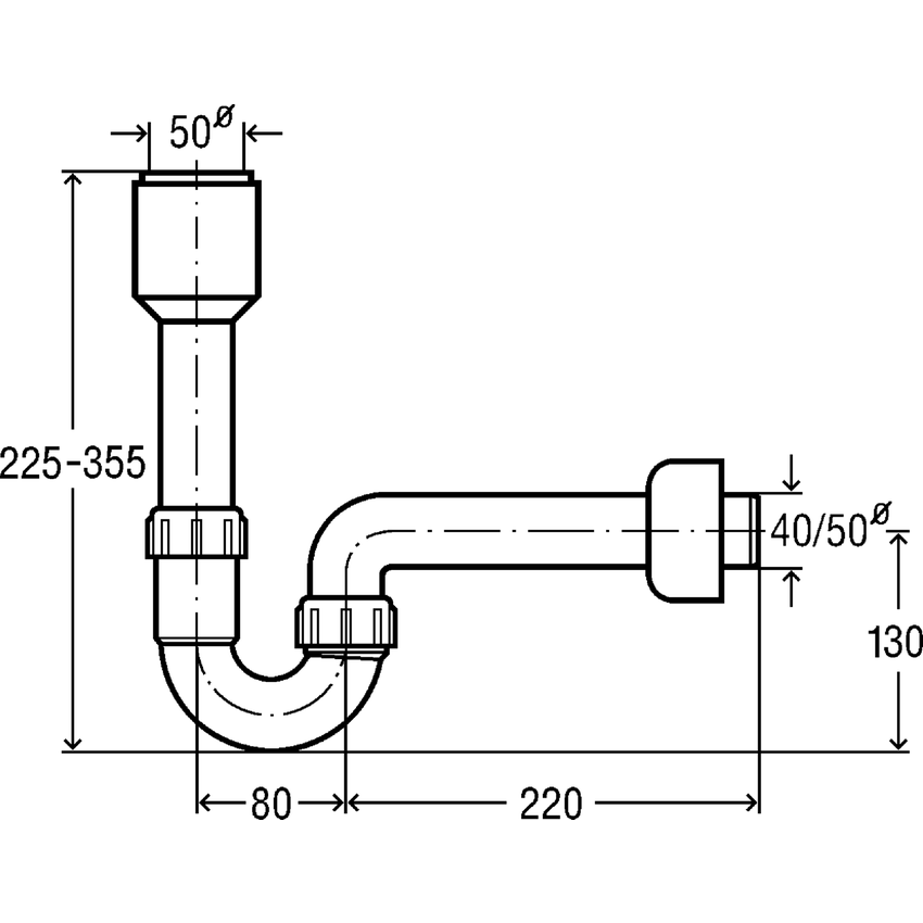 Immagine di Viega sifone per orinatoio 117771