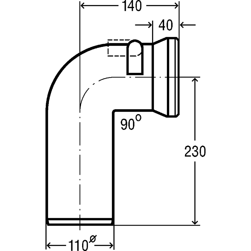 Immagine di Viega curva di allacciamento a 90° per wc 138882