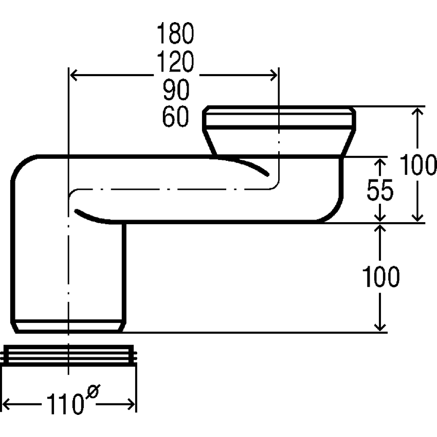 Immagine di Viega raccordo eccentrico a 90° 294885