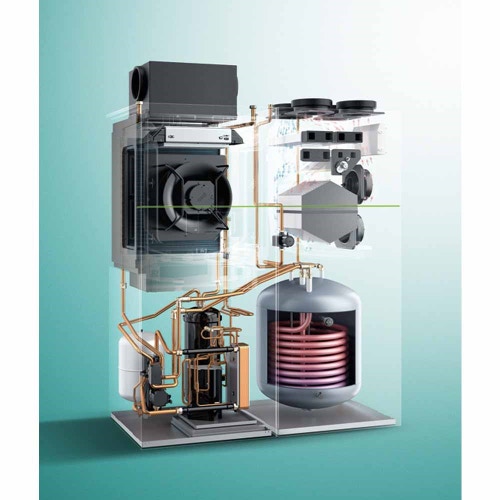 Immagine di Vaillant recoCOMPACT VWL 59/5 - 230V Pompa di calore monoblocco da interno con ventilazione e bollitore 0010031865