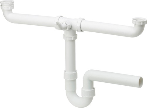 Immagine di Viega  raccordo di scarico per lavello doppio 119744