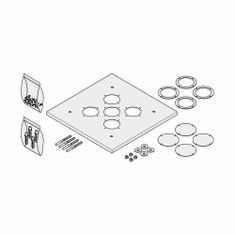 Immagine di Vaillant Set copertura camino DN50mm (5 uscite) 0010029363