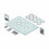 Immagine di Vaillant Set copertura camino DN50mm (6 uscite) 0010028678