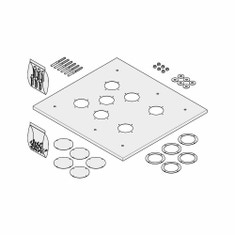 Immagine di Vaillant Set copertura camino DN50mm (7 uscite) 0010029357