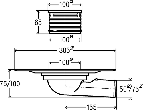 Immagine di Viega scarico per terrazze e balconi advantix 557072