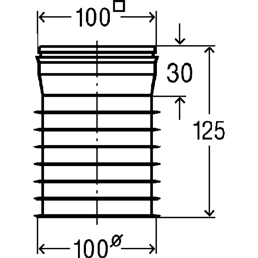 Immagine di Viega scarico ad innesto advantix per pavimenti privi di isolamento 660345