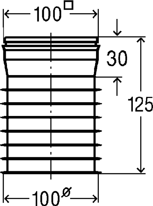 Immagine di Viega scarico ad innesto advantix per pavimenti privi di isolamento 663780