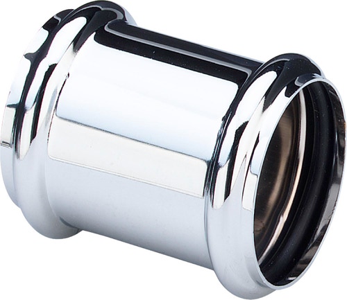 Immagine di Viega manicotto con battente finitura cromo 102371