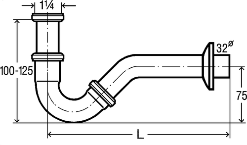 Immagine di Viega sifone per bidet 124663