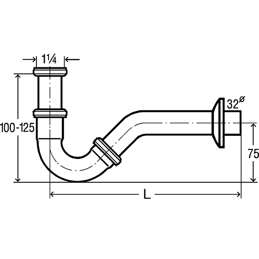 Immagine di Viega sifone per bidet 124663