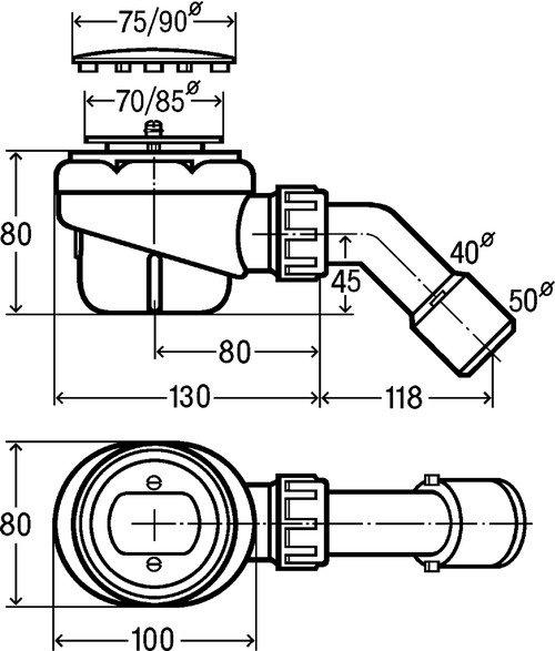 Immagine di Viega DOMOPLEX sifone 126582