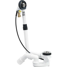 Immagine di Viega MULTIPLEX TRIO colonna scarico vasca automatica con erogazione dal troppopieno h 180-400 725778 